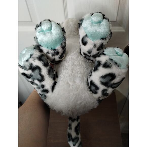 Aurora Destination Nation Snow Leopard Stuffed Animal Plush Sitting 12 Inches - Picture 7 of 7